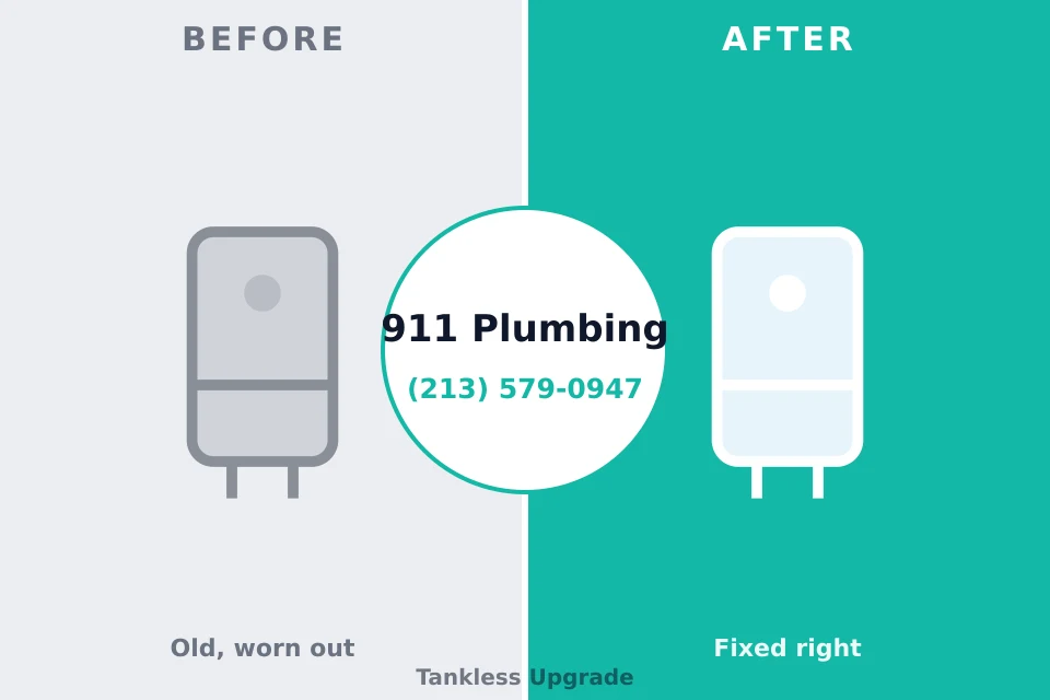 Before and after: plumbing repair Waverly, IA